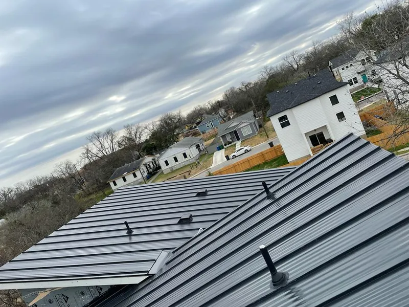 Standing seam metal roof panels with vents for Skylight Repair in Schiller Park
